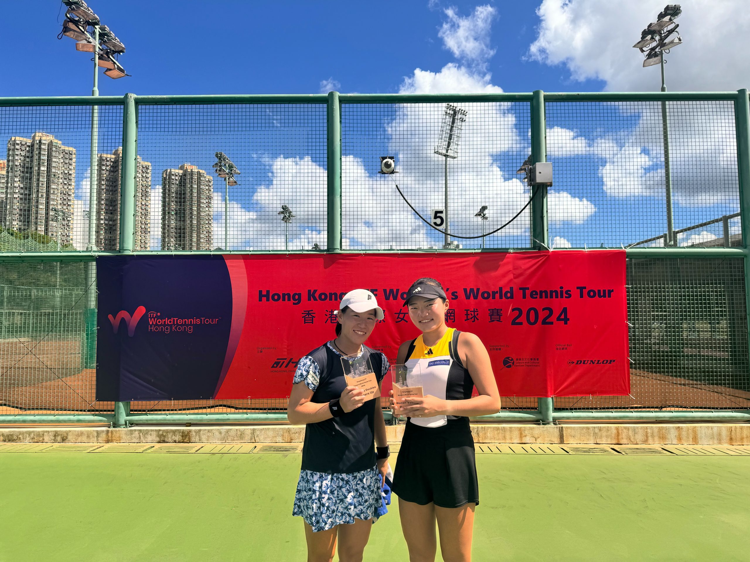 阿部 宏美選手　ITF World Tennis Tour Women’s 35 Hong Kongダブルス優勝!!